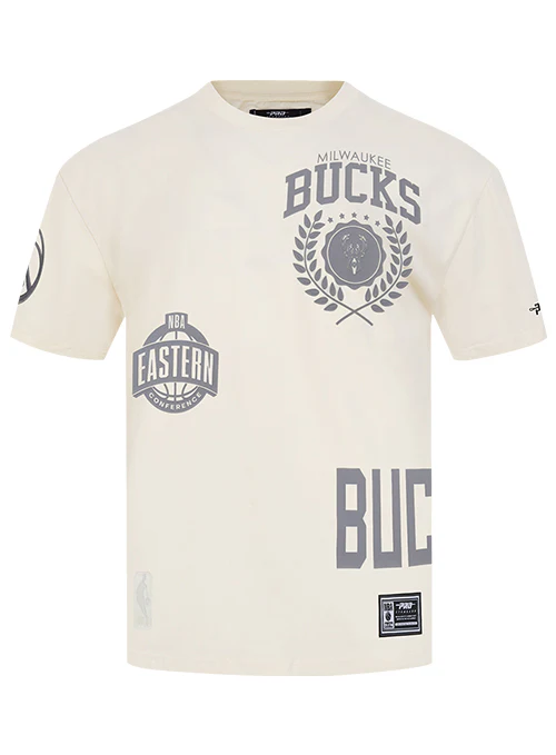Pro Standard Street Team Milwaukee Bucks Drop Shoulder T-Shirt