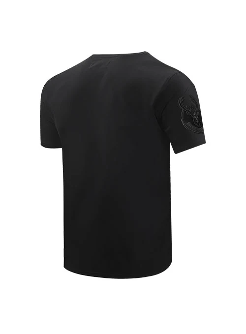 Pro Standard Triple Black Milwaukee Bucks T-Shirt - Image 3