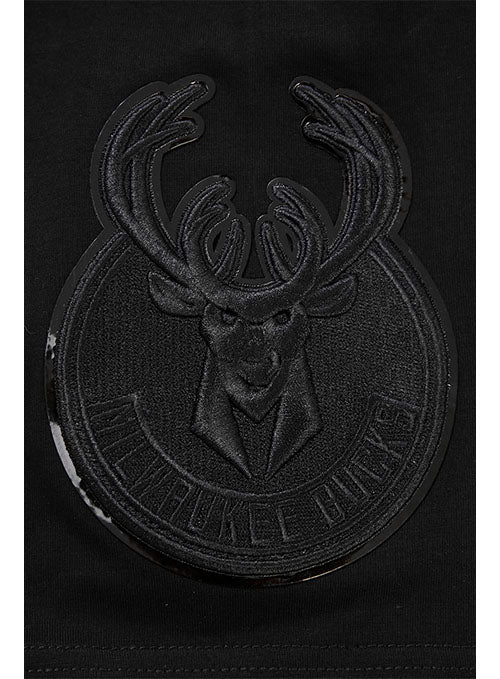 Pro Standard Triple Black Milwaukee Bucks T-Shirt - Image 6