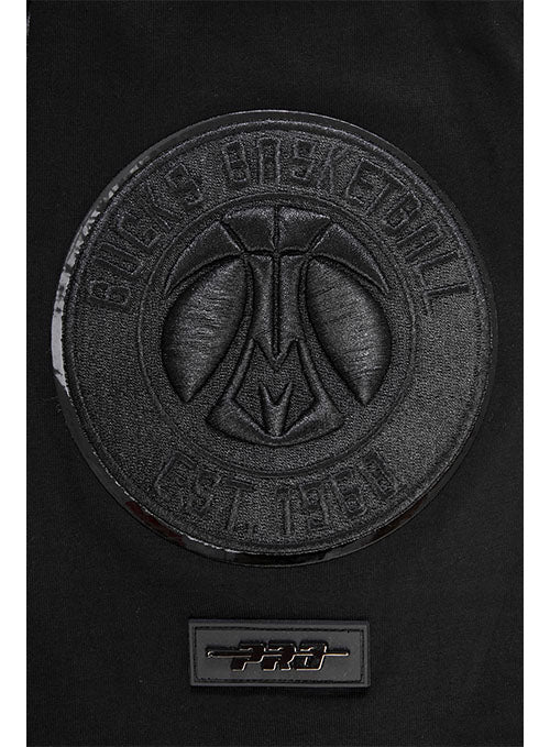 Pro Standard Triple Black Milwaukee Bucks T-Shirt - Image 7