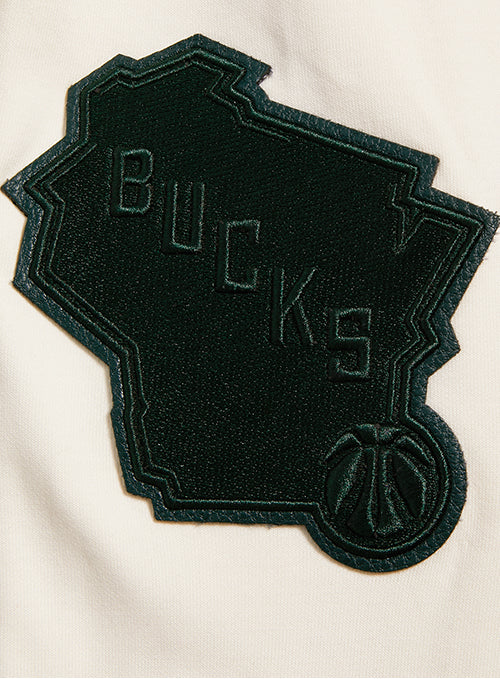 Pro Standard Triple Tonal Milwaukee Bucks Full-Zip Hooded Sweatshirt - Image 7