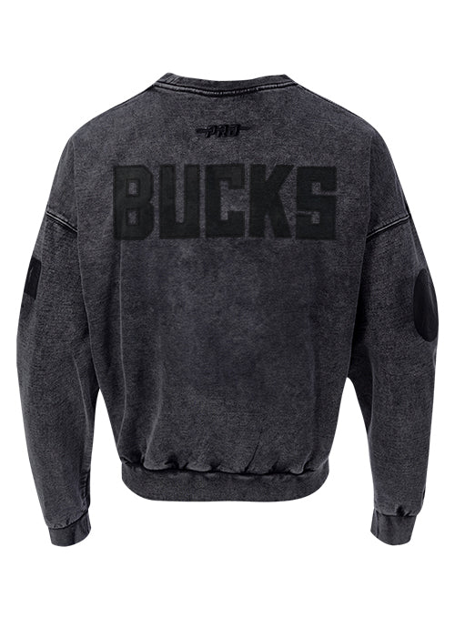 Pro Standard Vanguard Washed Milwaukee Bucks Crewneck Sweatshirt - Image 2
