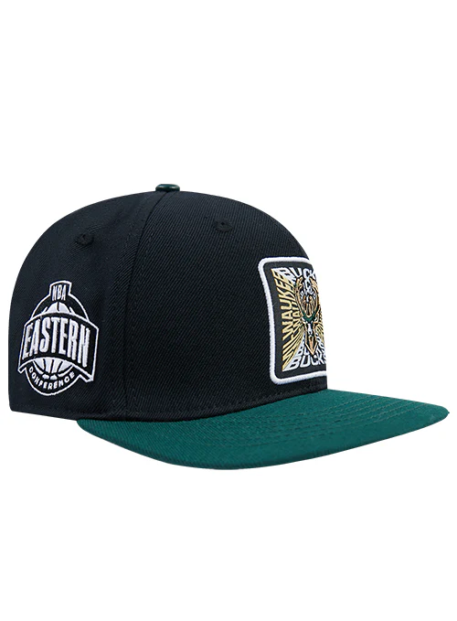 Pro Standard Vision Milwaukee Bucks Wool Snapback Hat - Image 2