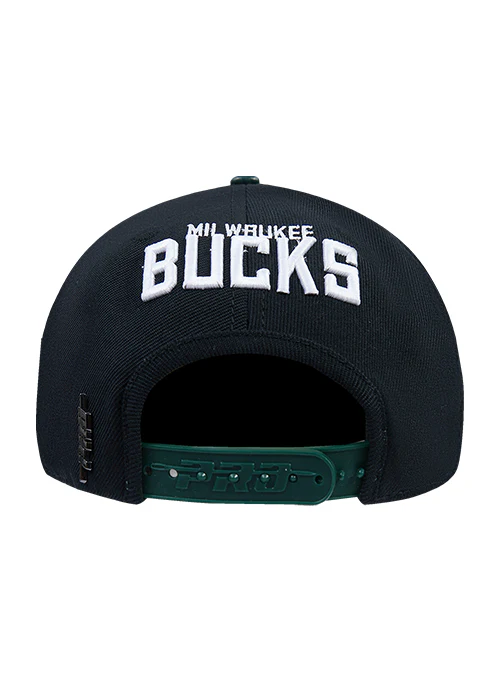 Pro Standard Vision Milwaukee Bucks Wool Snapback Hat - Image 4