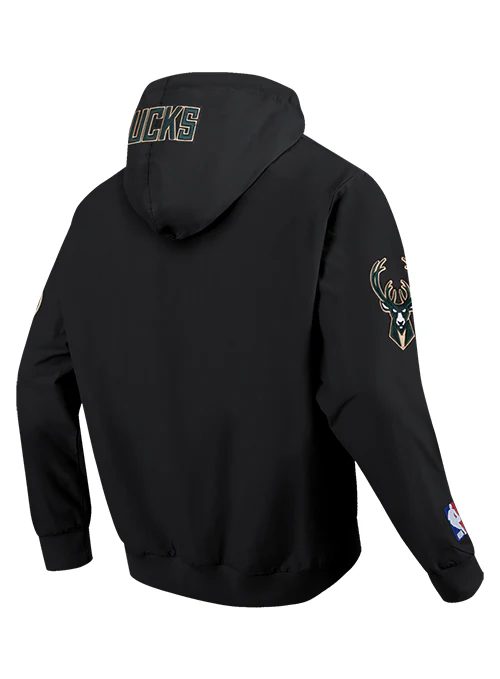 Pro Standard Woven Wind Milwaukee Bucks Jacket - Image 3