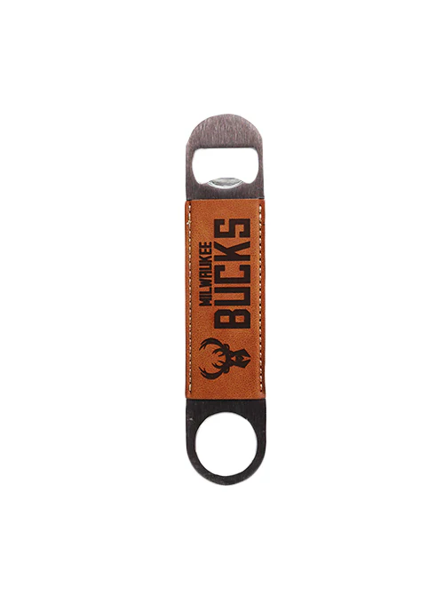 Rico Bar Blade Suede Brown Milwaukee Bucks Bottle Opener