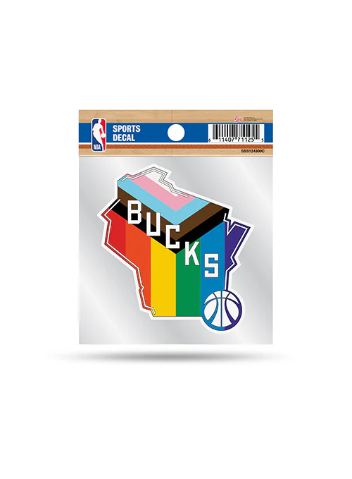 Rico Pride State Milwaukee Bucks Decal