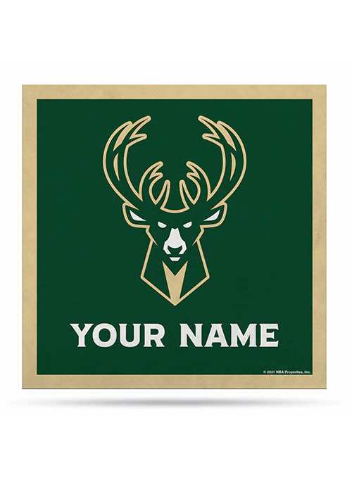 Rico Personalized Milwaukee Bucks 35'' Felt Banner