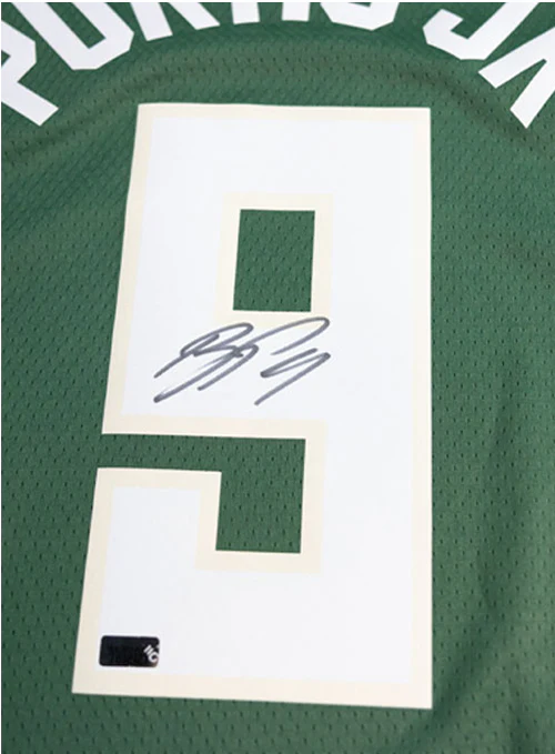 Signed Nike 2022 Icon Edition Bobby Portis Jr. Milwaukee Bucks Swingman Jersey - Image 2