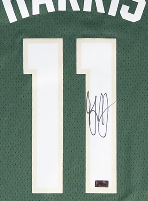 Signed Nike 2022 Icon Edition Garry Harris Milwaukee Bucks Swingman Jersey - Image 2