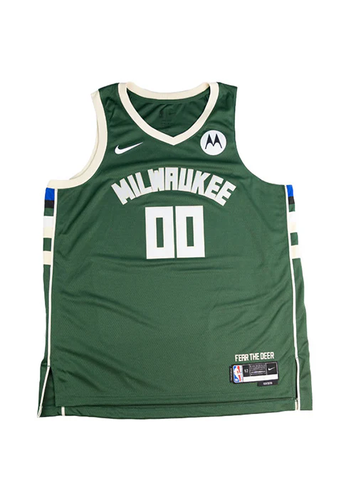 Signed Nike 2022 Icon Edition Jericho Sims Milwaukee Bucks Swingman Jersey - Image 3