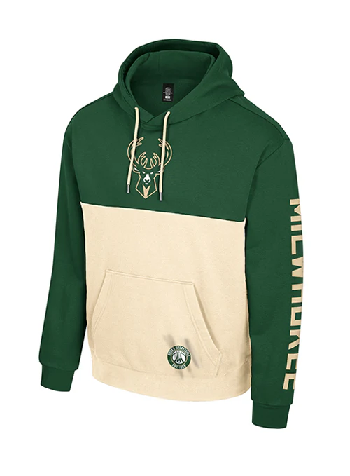 Stadium Essentials Baseline Milwaukee Bucks Hooded Sweatshirt