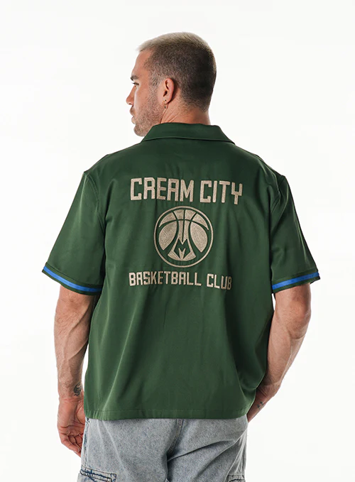 The Wild Collective 2025-26 City Edition Milwaukee Bucks Bowling Shirt - Image 2