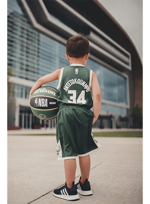 Toddler Nike Giannis Icon Milwaukee Bucks Replica Jersey - Image 3