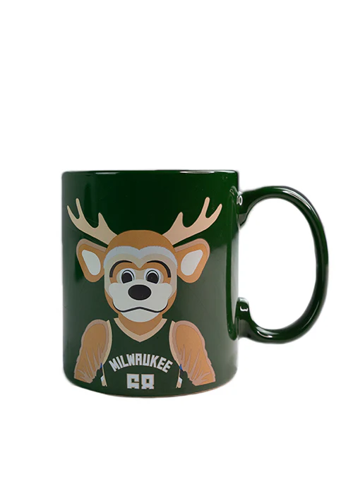 Uncanny Brands Global Bango Milwaukee Bucks Mug & Warmer - Image 3