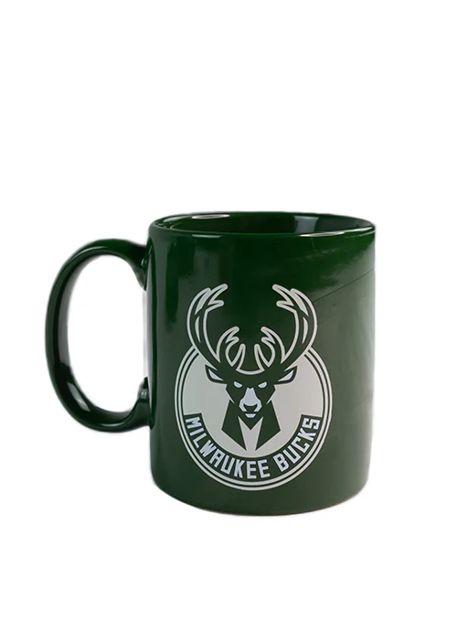 Uncanny Brands Global Bango Milwaukee Bucks Mug & Warmer - Image 4