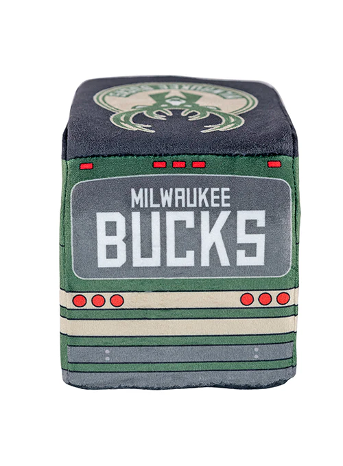 Uncanny Brands Milwaukee Bucks 8'' Giannis and Damian Bus Plush Toy - Image 6