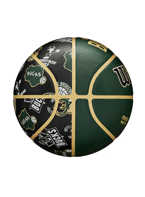 Wilson All Over Print Milwaukee Bucks Full Basketball - Image 7