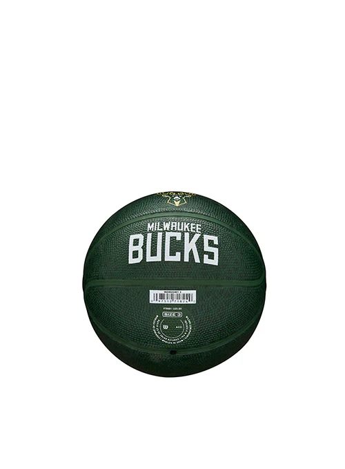 Wilson Forge Print Green Milwaukee Bucks Mini Basketball - Image 6