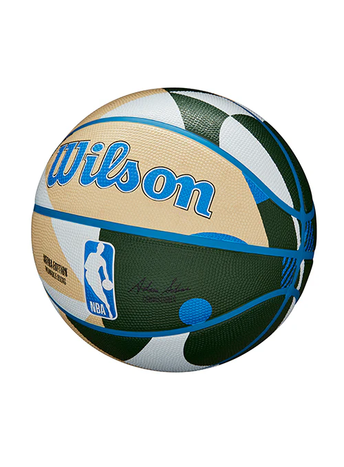 Wilson Geo Pattern Milwaukee Bucks Full Basketball - Image 4
