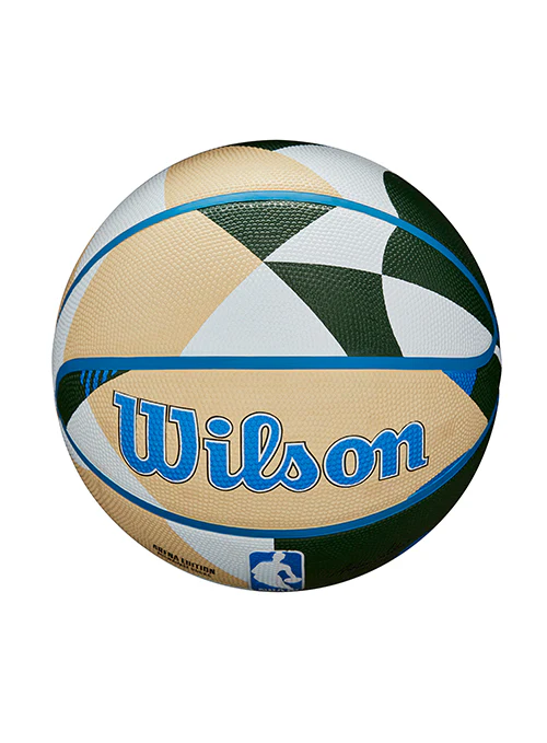 Wilson Geo Pattern Milwaukee Bucks Full Basketball - Image 6