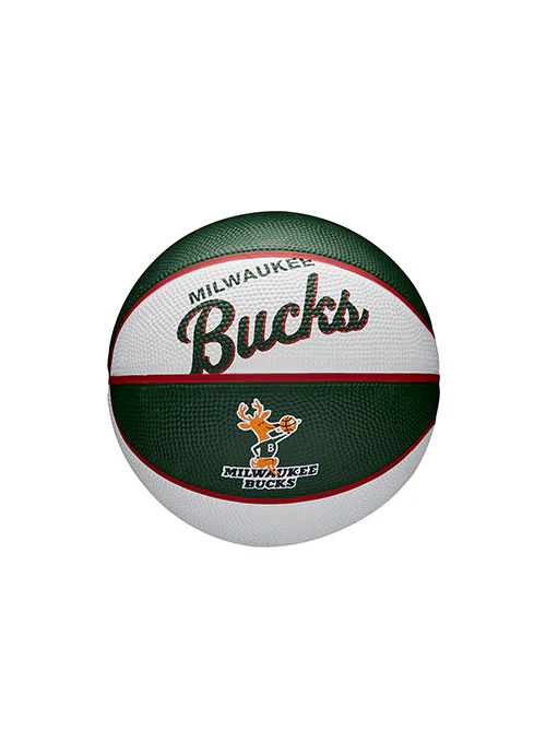 Wilson HWC Retro Milwaukee Bucks Mini Basketball
