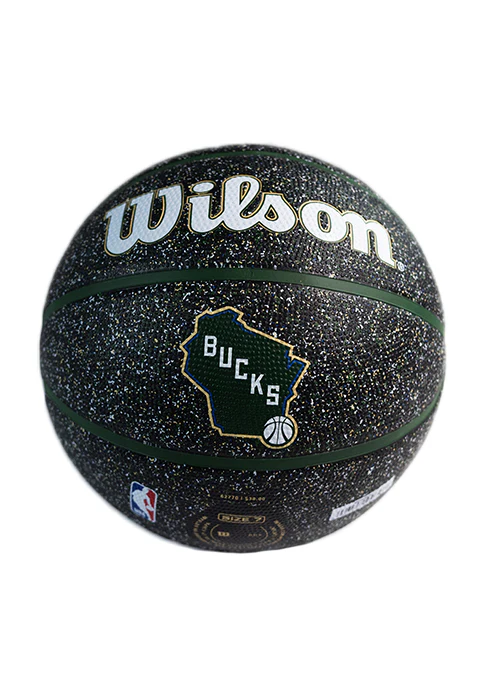 Wilson Splatter Milwaukee Bucks Full Basketball - Image 2