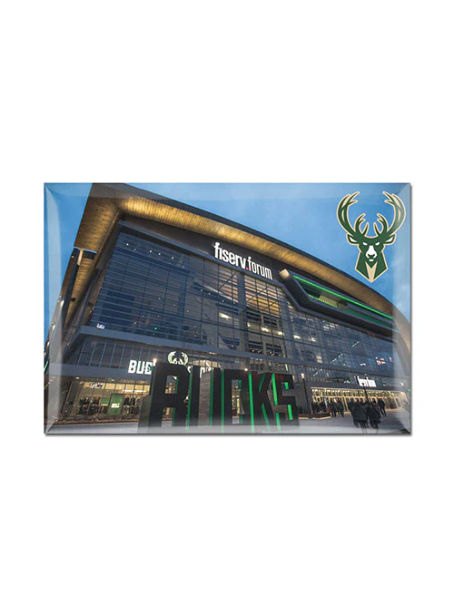 Wincraft Fiserv Forum Milwaukee Bucks Magnet