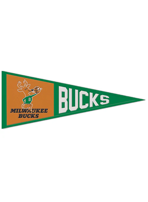 Wincraft HWC '68 Milwaukee Bucks Wool Pennant