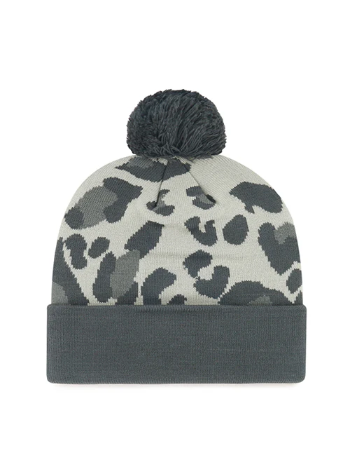 Women's '47 Brand Bagheera Milwaukee Bucks Pom Knit Hat - Image 2