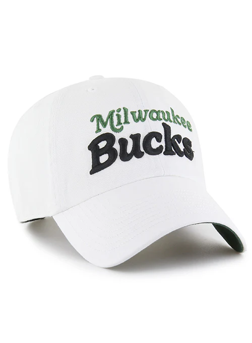 Women's '47 Brand Pensacola Arena Clean Up Milwaukee Bucks Adjustable Hat - Image 2