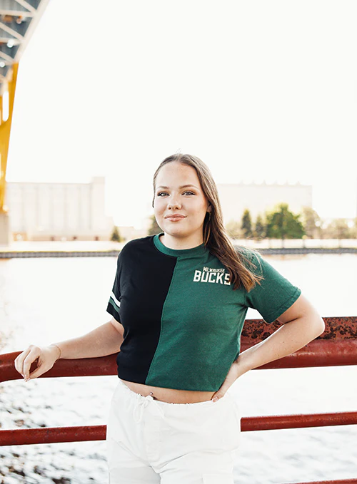 Women's G-III Power Move Milwaukee Bucks T-Shirt - Image 3