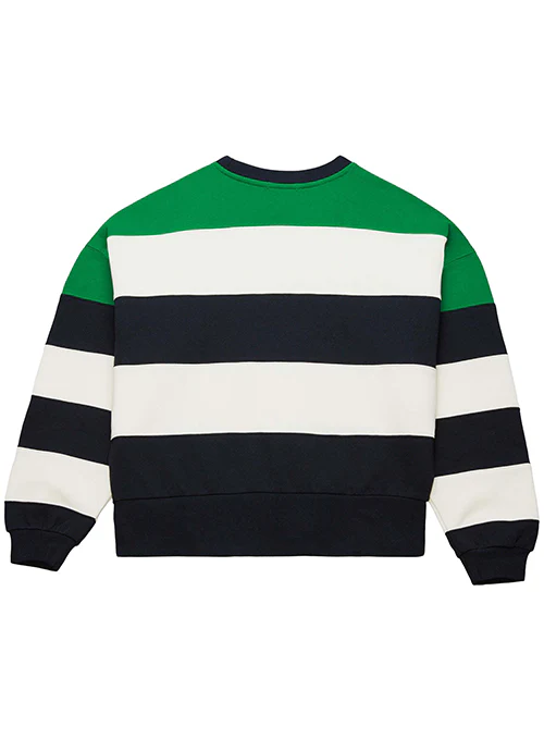Women's Mitchell & Ness HWC '68 Blocked Milwaukee Bucks Crew Sweatshirt - Image 2