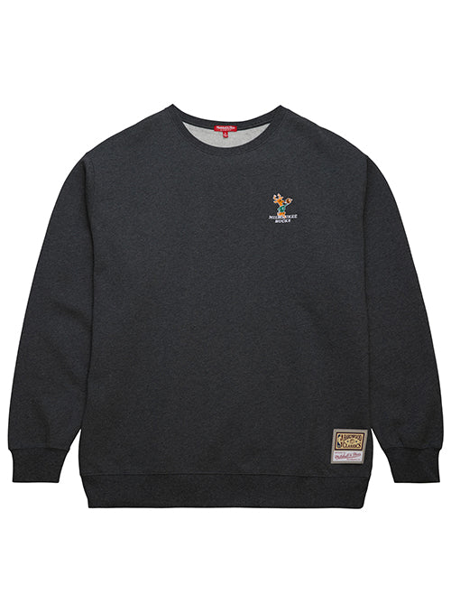 Women's Mitchell & Ness HWC '68 Milwaukee Bucks Oversized Crewneck Sweatshirt