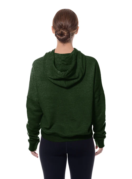 Women's New Era Leisure Throw Milwaukee Bucks Hooded Sweatshirt - Image 2
