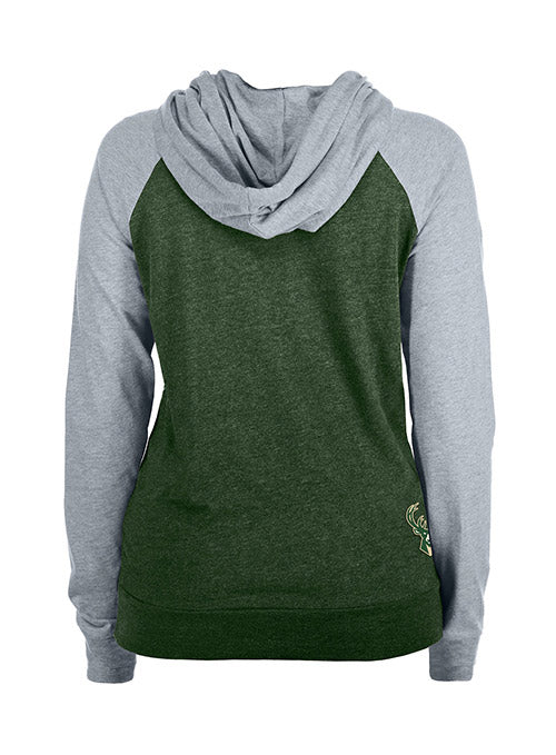 Women's New Era Throwback Milwaukee Bucks Hooded Sweatshirt - Image 2