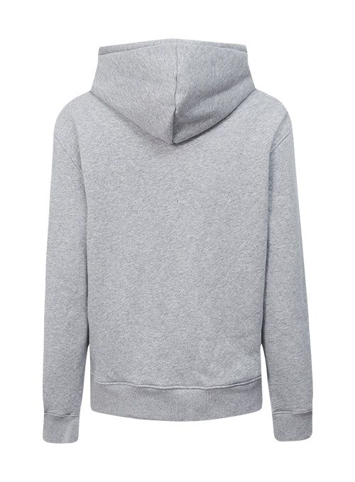 Women's Pro Standard Classic Icon Heather Grey Milwaukee Bucks Full Zip Hooded Sweatshirt - Image 2