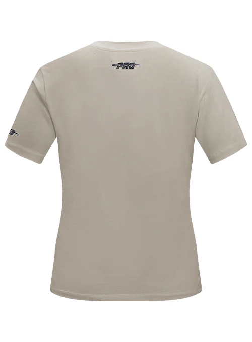 Women's Pro Standard Classic Icon Taupe Milwaukee Bucks T-Shirt - Image 2