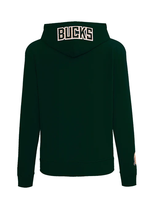 Women's Pro Standard Classic Milwaukee Bucks Green Sweatshirt - Image 3