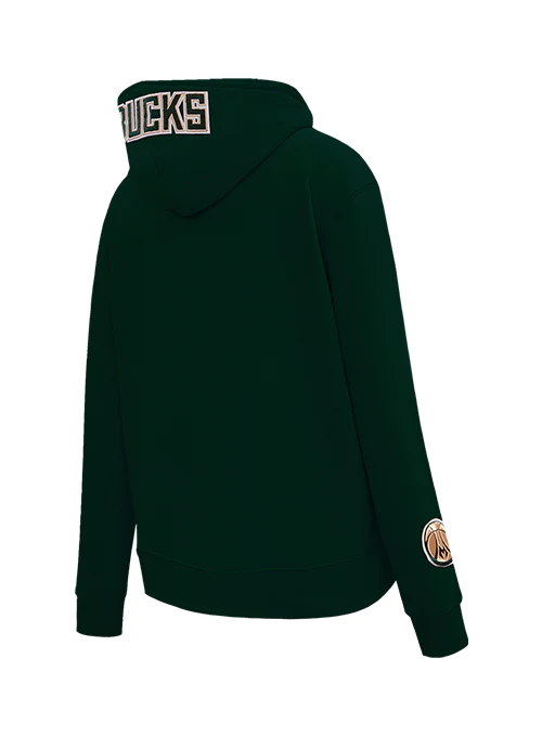 Women's Pro Standard Classic Milwaukee Bucks Green Sweatshirt - Image 4