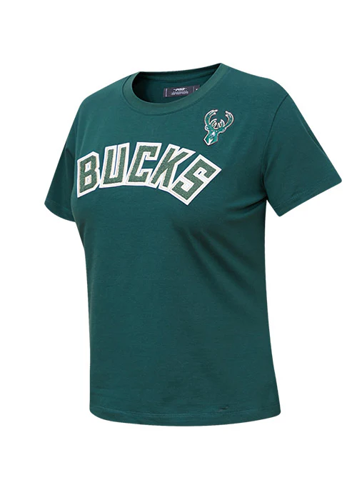 Women's Pro Standard Classic Slim Milwaukee Bucks T-Shirt - Image 3