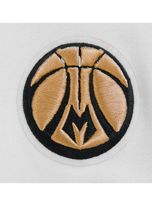 Women's Pro Standard Classic White Milwaukee Bucks Hooded Sweatshirt - Image 4