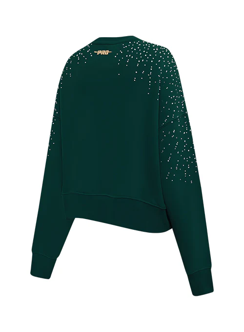 Women's Pro Standard Legacy Milwaukee Bucks Crewneck Sweatshirt - Image 4