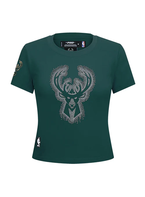 Women's Pro Standard Legacy Milwaukee Bucks Slim T-Shirt