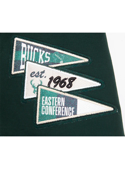 Women's Pro Standard Pennants Milwaukee Bucks Boxy T-Shirt - Image 6