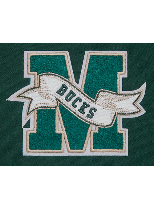 Women's Pro Standard Pennants Milwaukee Bucks Hooded Sweatshirt - Image 3