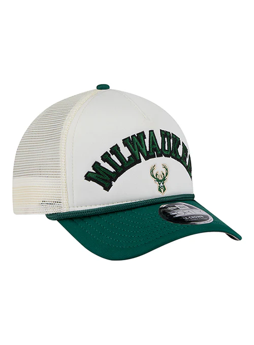 Youth New Era 9Forty Chrome Milwaukee Bucks Snapback Hat - Image 2