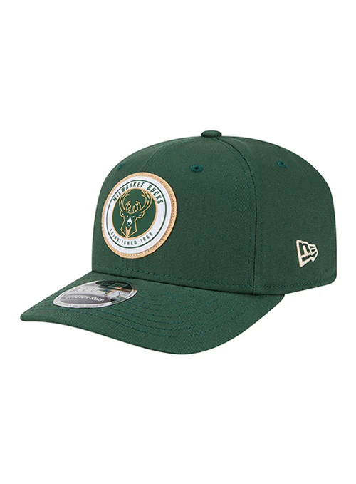 Youth New Era 9Seventy Circle Patch Milwaukee Bucks Snapback Hat