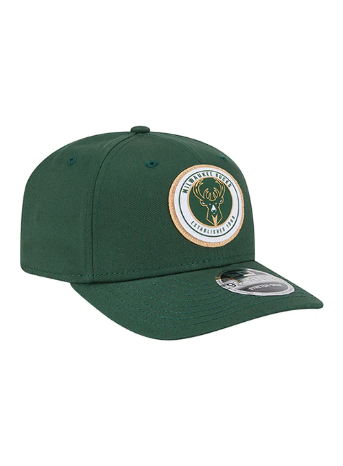 Youth New Era 9Seventy Circle Patch Milwaukee Bucks Snapback Hat - Image 2