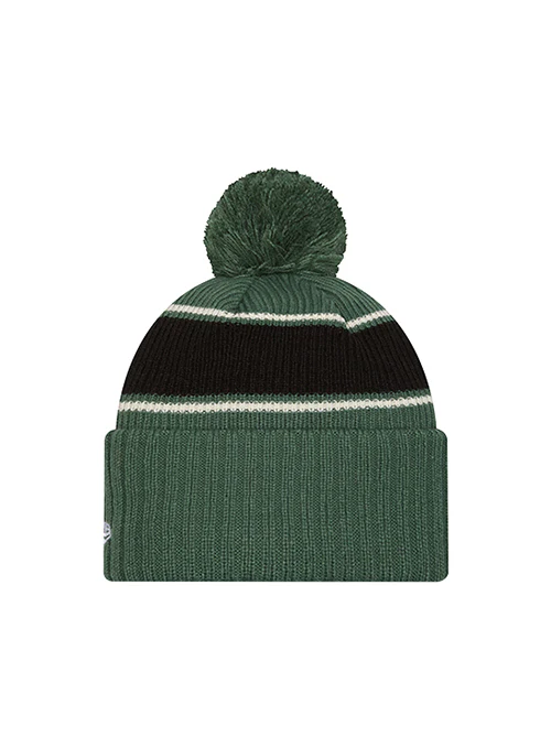 Youth New Era Bold Milwaukee Bucks Pom Knit Hat - Image 2